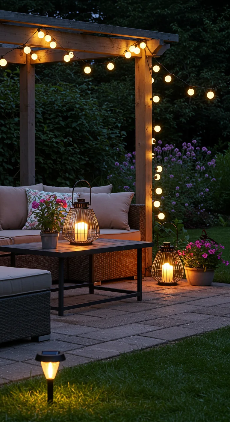 11. Install Stylish Outdoor Lighting