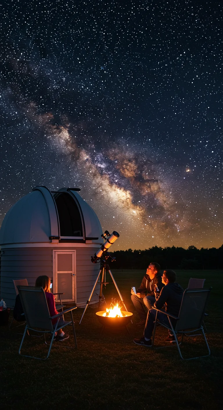 20. Build a Backyard Observatory for Stargazing