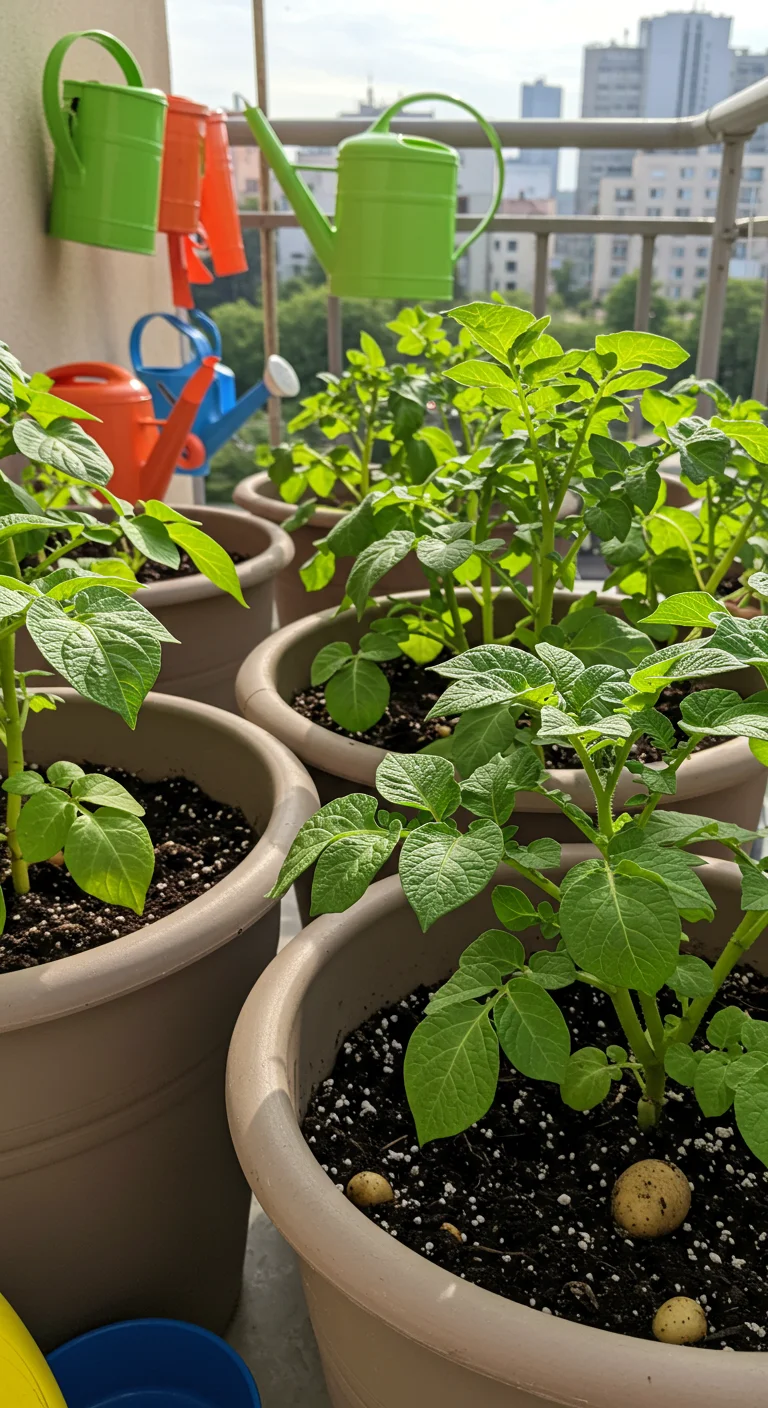 3. Potatoes in a Pot: The Surprising Success of Container Spuds