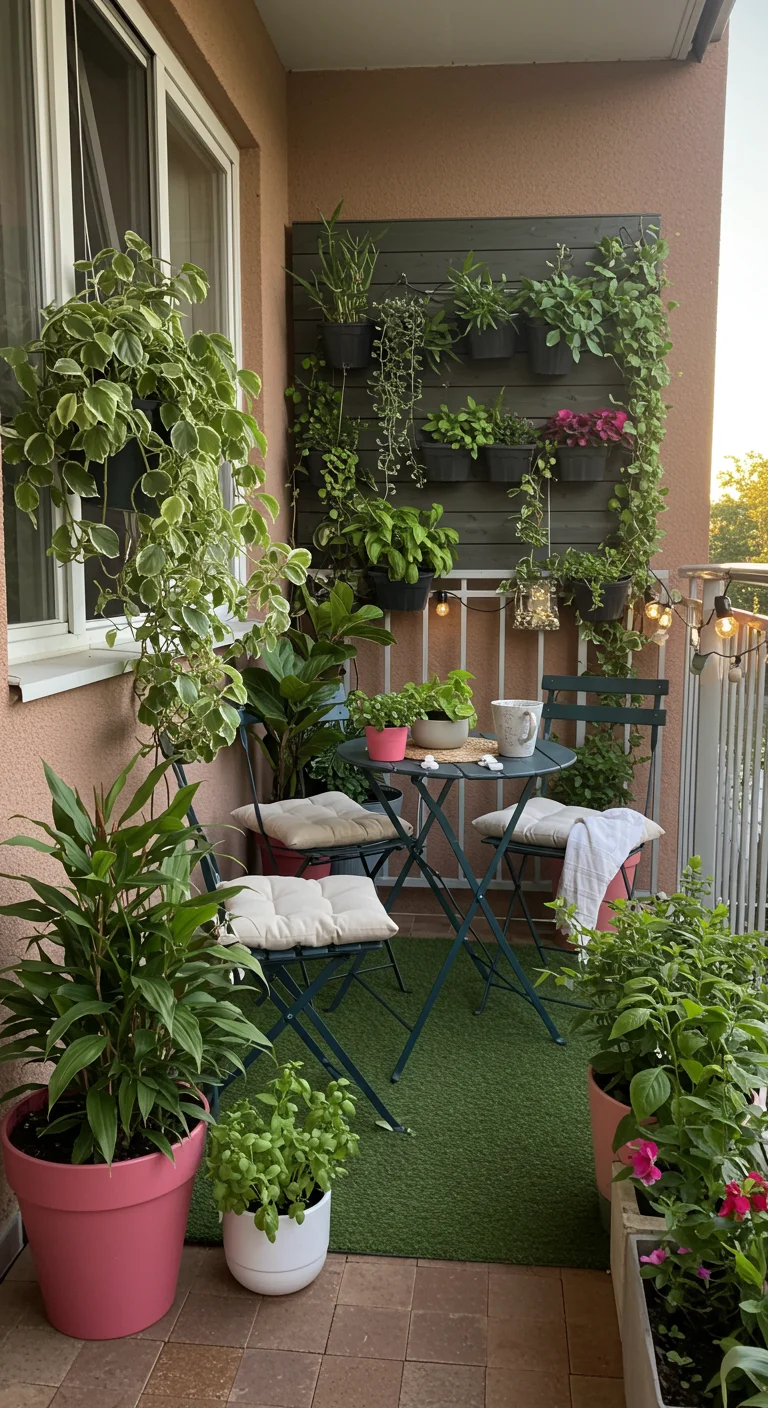 7. Transforming a Barren Balcony into a Lush Retreat