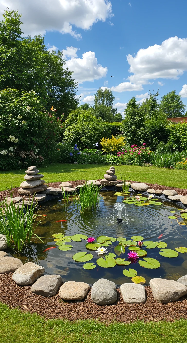 9. The Art of Water Features: A DIY Pond Project