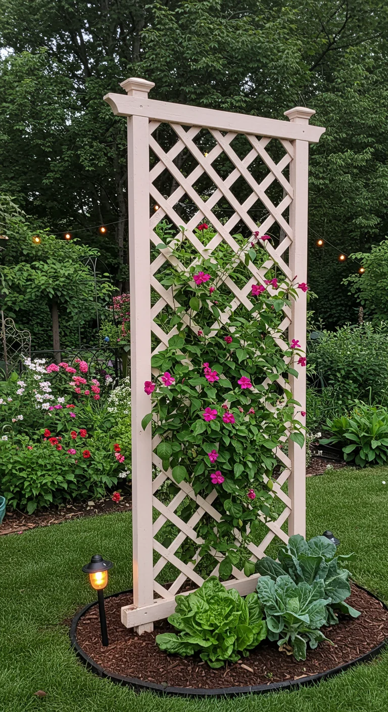 13. DIY Garden Trellis: From Simple to Stunning
