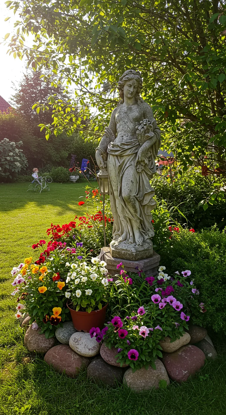 17. Revitalizing Old Statues: Giving Garden Decor a Fresh Look