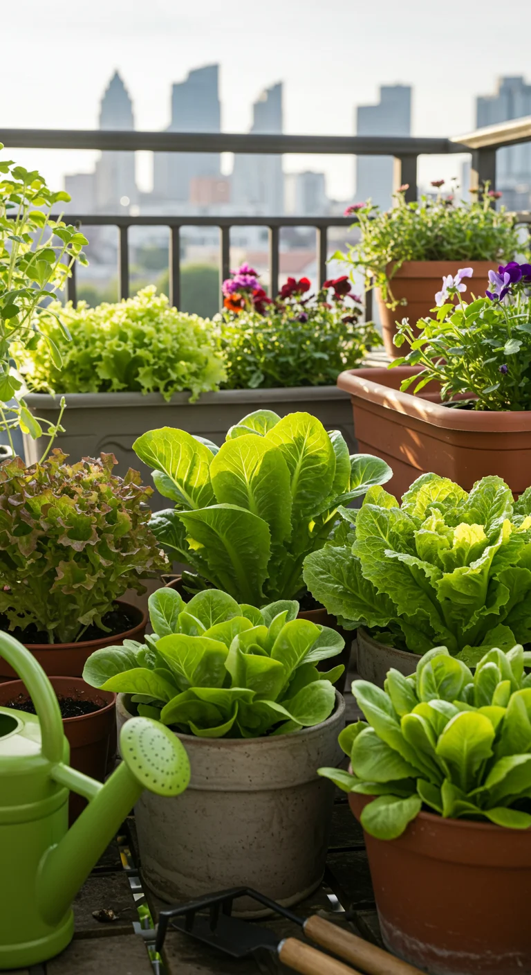 3. Leafy Greens Galore: Growing Lush Lettuce in Pots