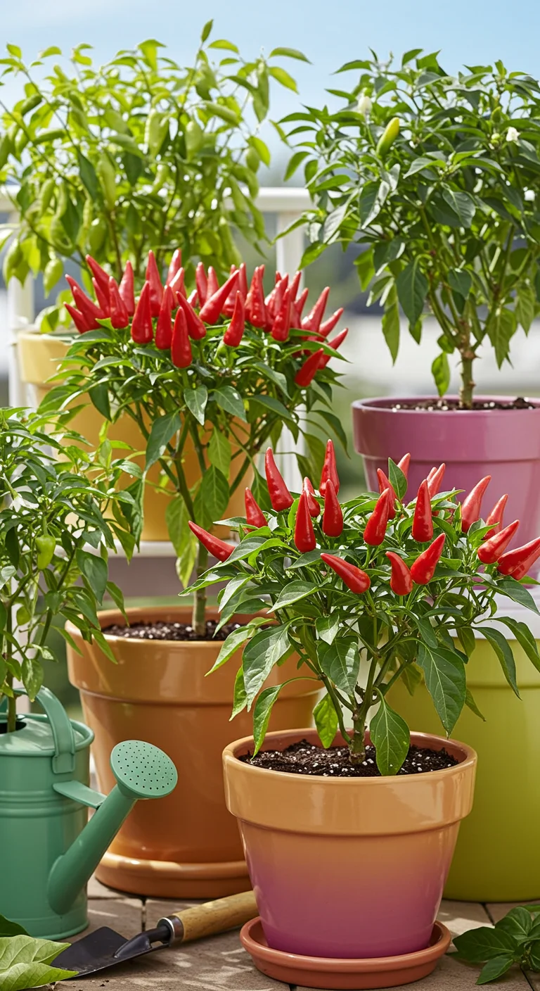 6. Spice It Up: Container Gardening with Hot Peppers