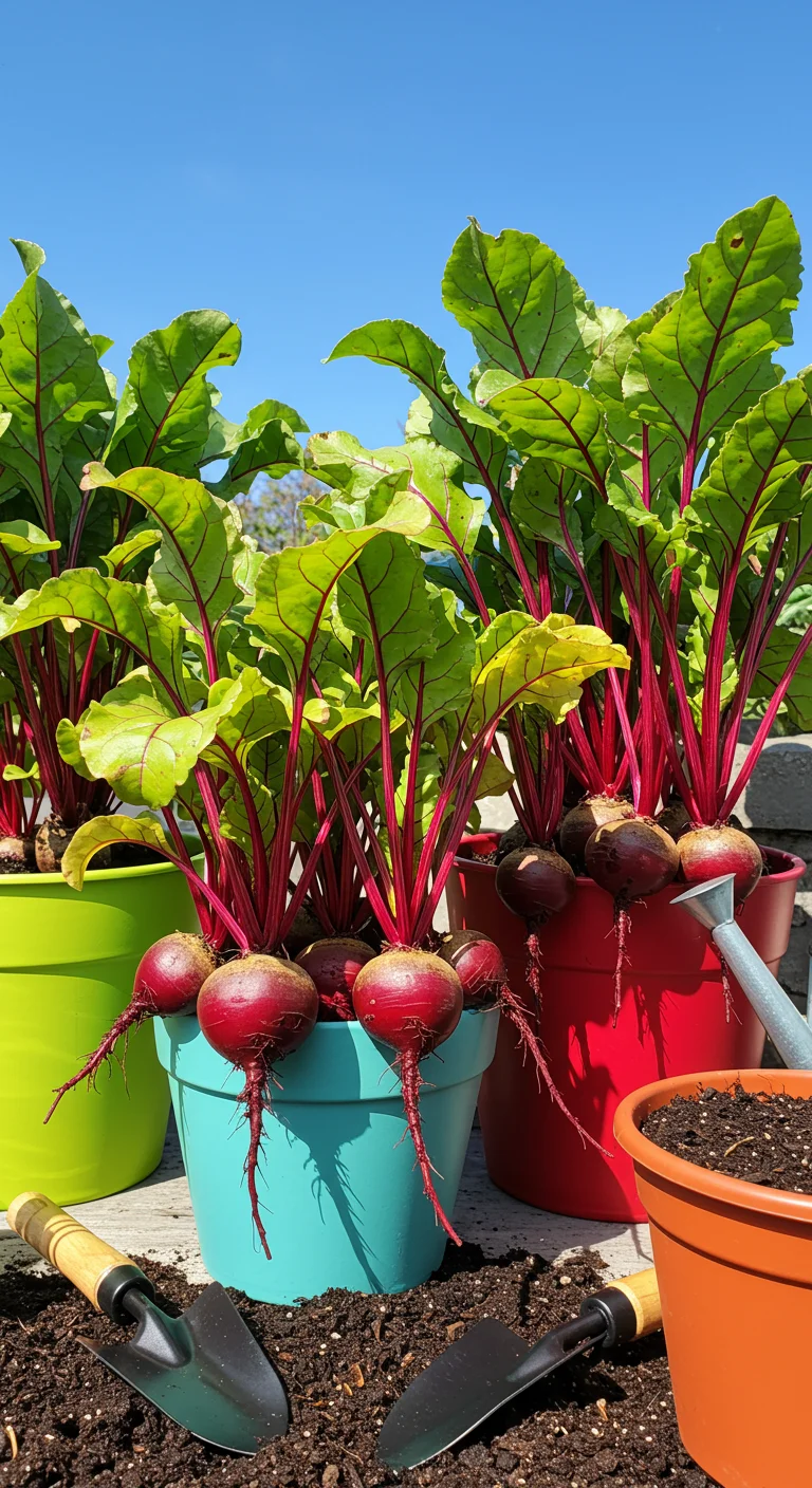 13. Beets in the Breeze: Growing Colorful Roots in Pots