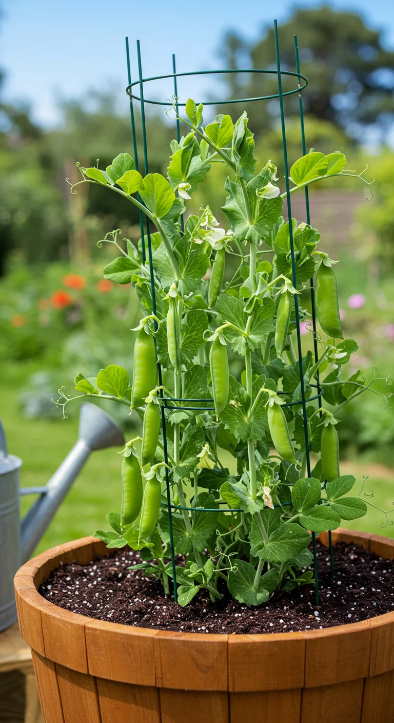 14. Peas in the Pod: Container Gardening for Sweet Snap Peas