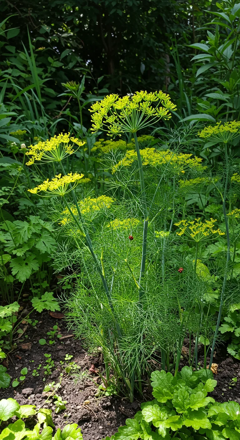 13. Dill Delight: An Aromatic Herb for Shady Spots