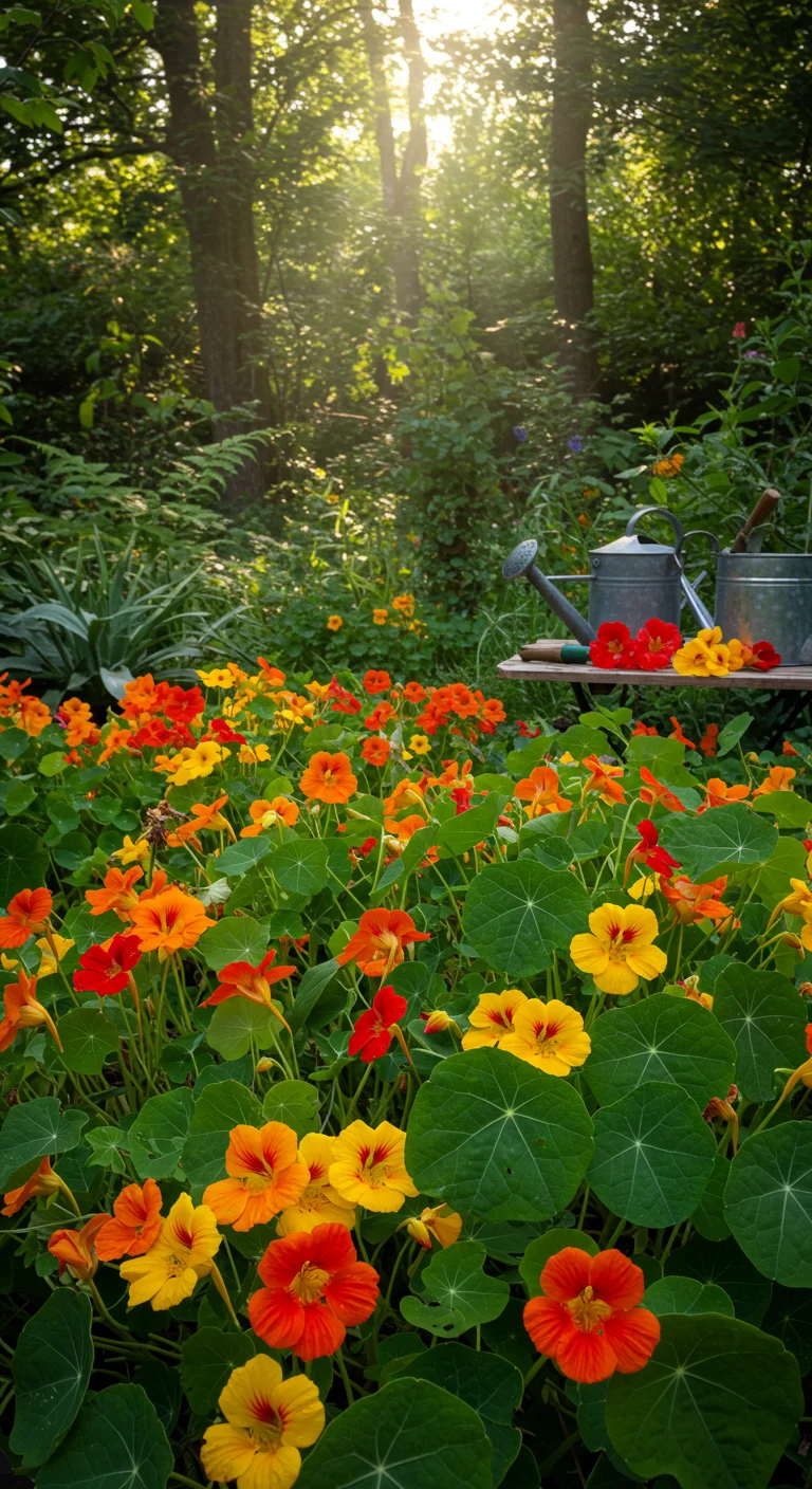 19. The Versatile Nasturtium: Edible Flowers and Leaves in Shady Gardens