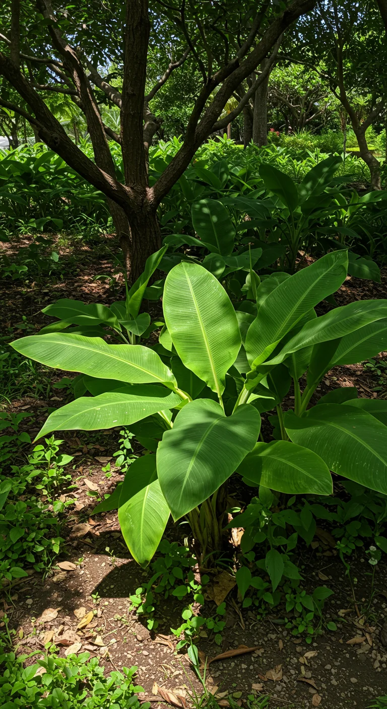 21. The Unassuming Plantain: A Nutrient Powerhouse for Low Light