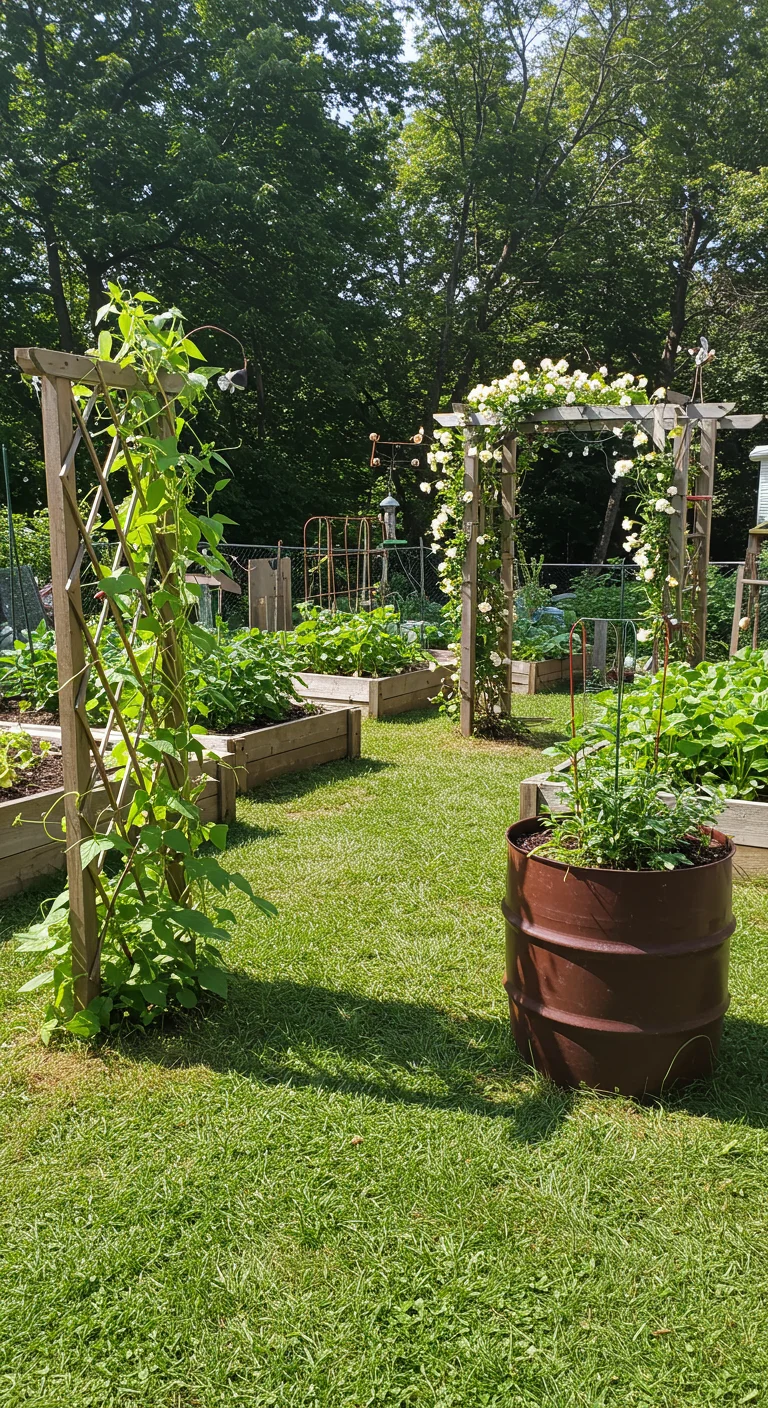 24. DIY Garden Structures: Personalizing Your Space
