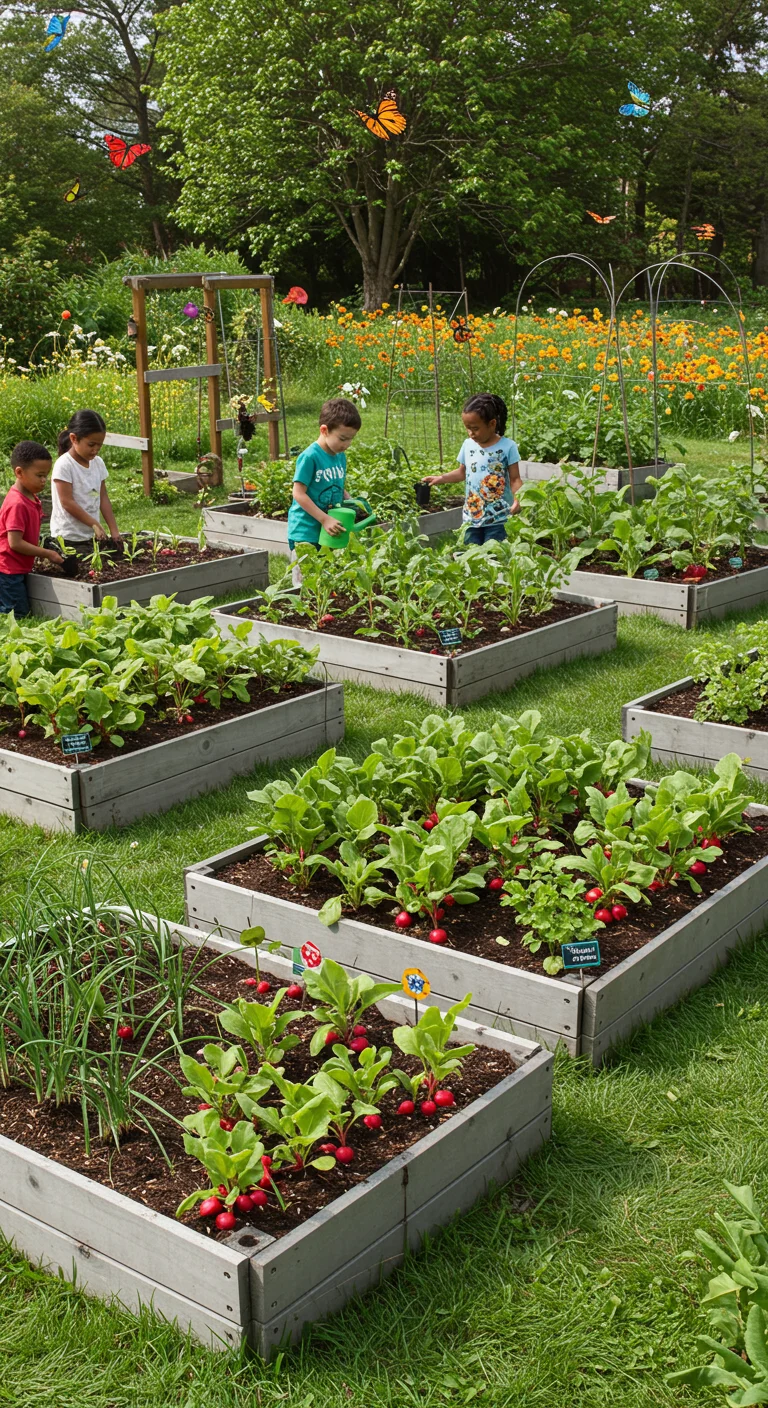 25. Children’s Garden: Fun and Educational Designs