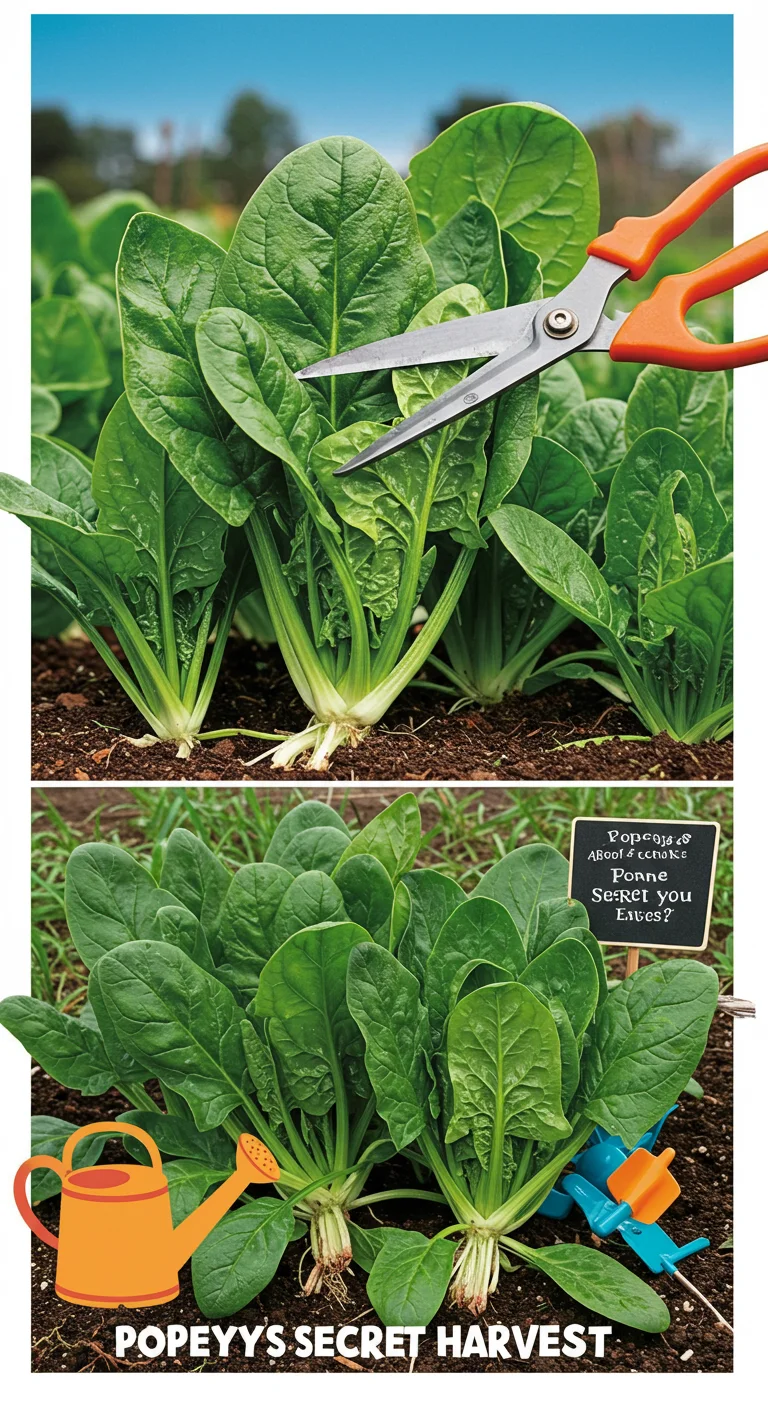 2. Spinach: Popeye's Secret to Endless Harvests