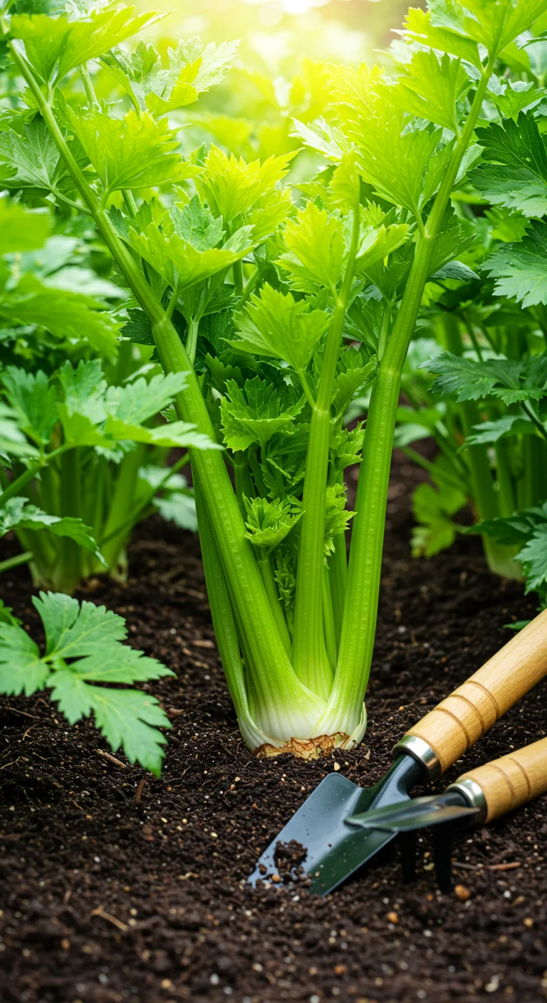 12. Celery: Crunchy Stalks That Keep Coming Back
