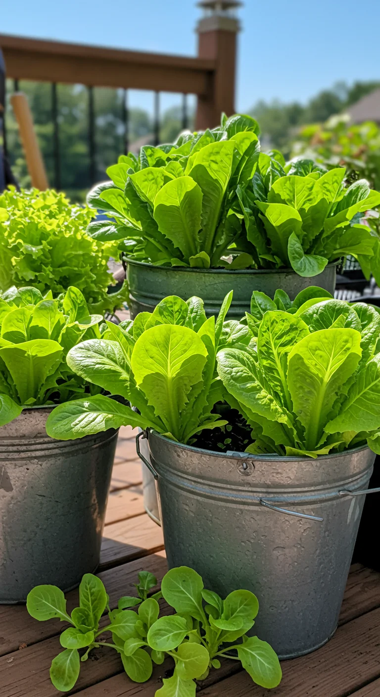 2. Lettuce Love: Crisp Greens for Every Bucket