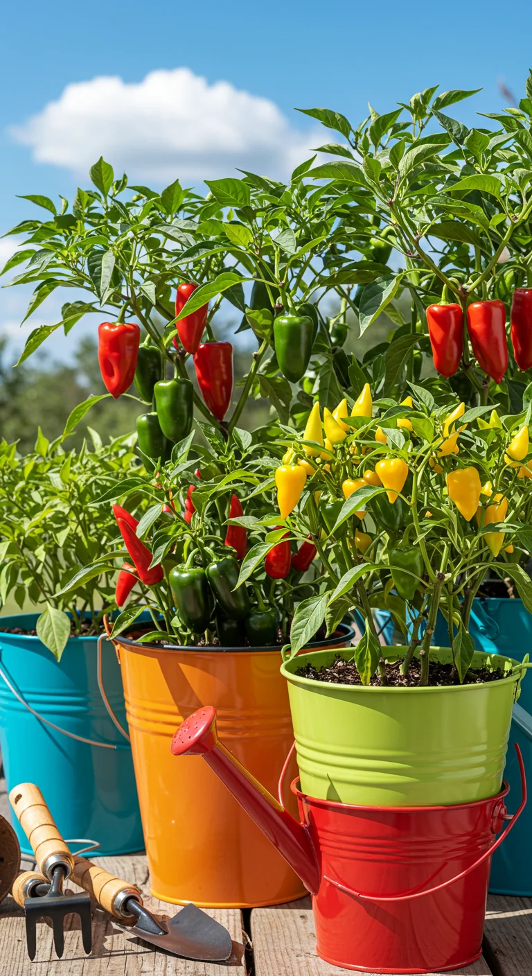 4. Peppers in a Pinch: Spicy Options That Thrive in Buckets
