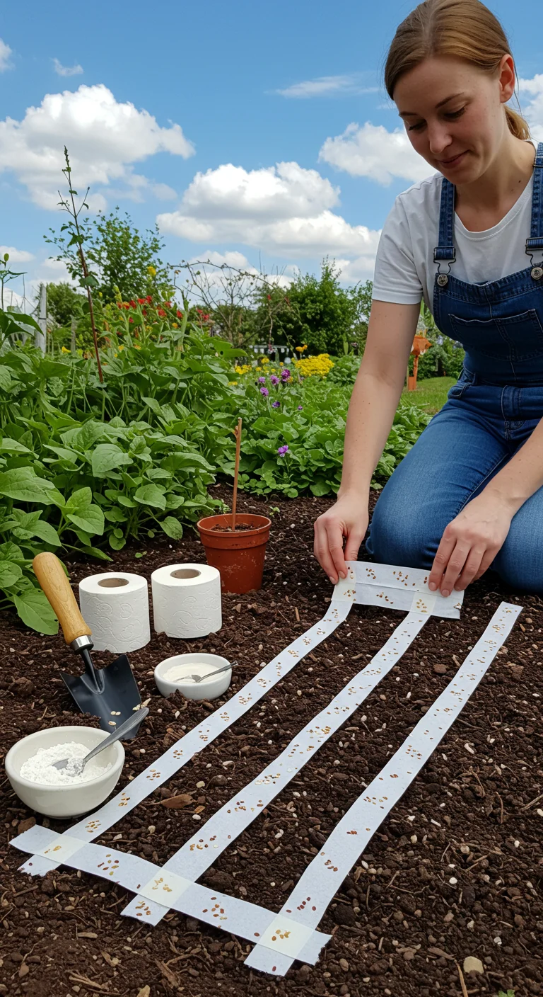 2. DIY Seed Tape: A Simple Solution for Perfect Rows