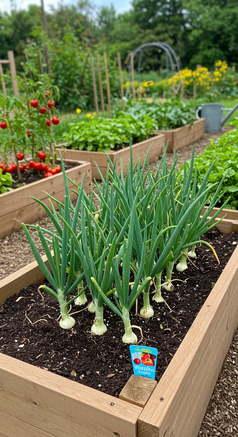 12. All About Onions: Green Onions in Raised Beds