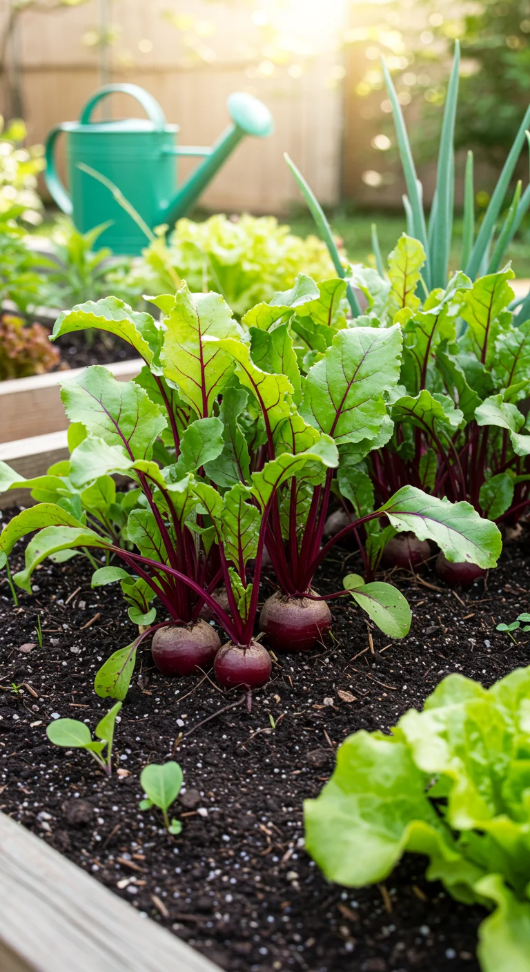 13. Vibrant Veggies: Growing Beets in Tight Spaces