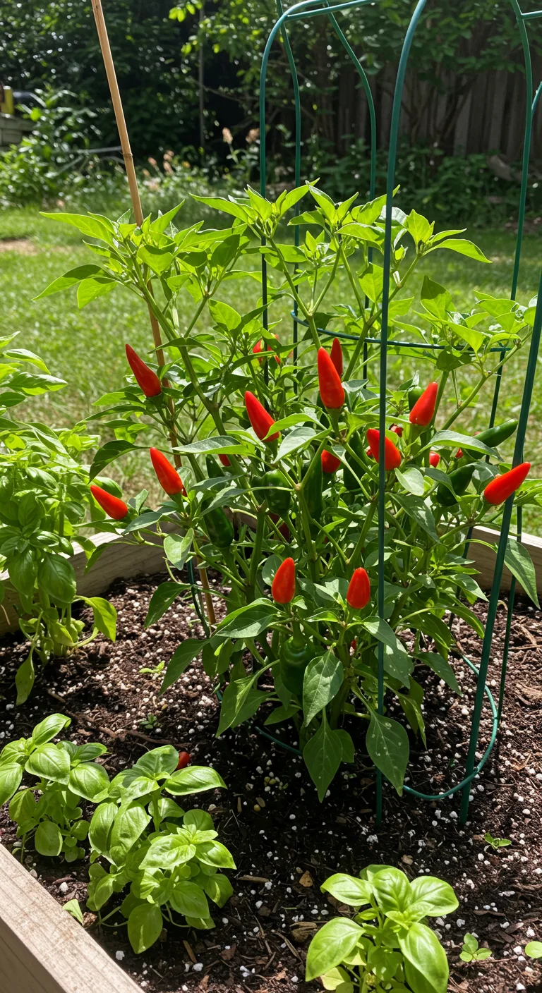 18. Fiery Flavors: Growing Hot Peppers in Limited Space