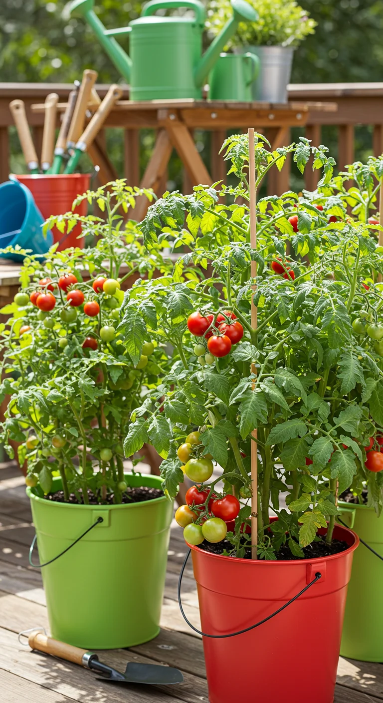 2. Tomatoes: Juicy Rewards from Container Gardening