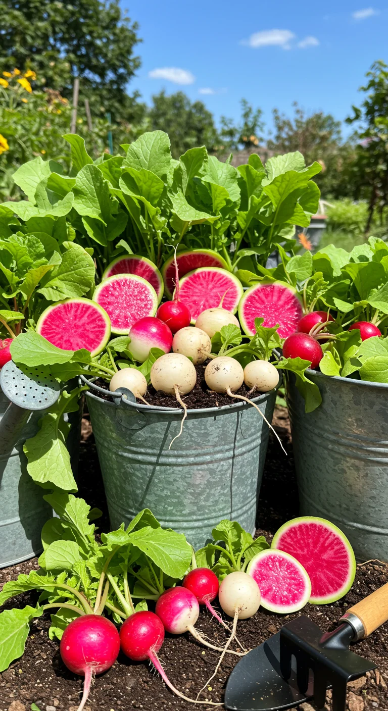 4. Radishes: Quick Harvests for Instant Gratification