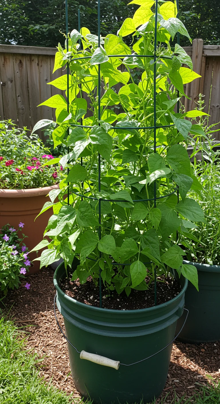 9. Green Beans: Climbing High in Container Gardens