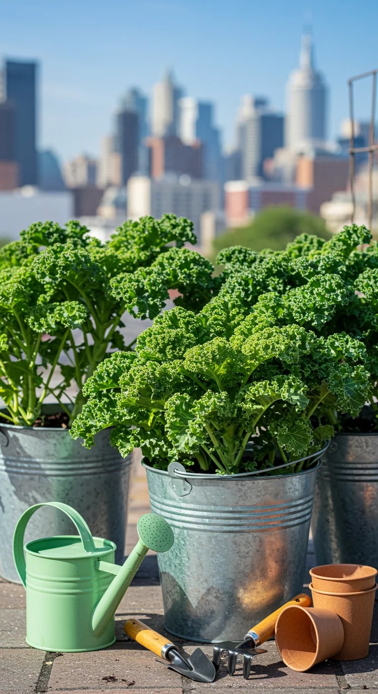 15. Kale: Superfood Greens for Urban Gardens