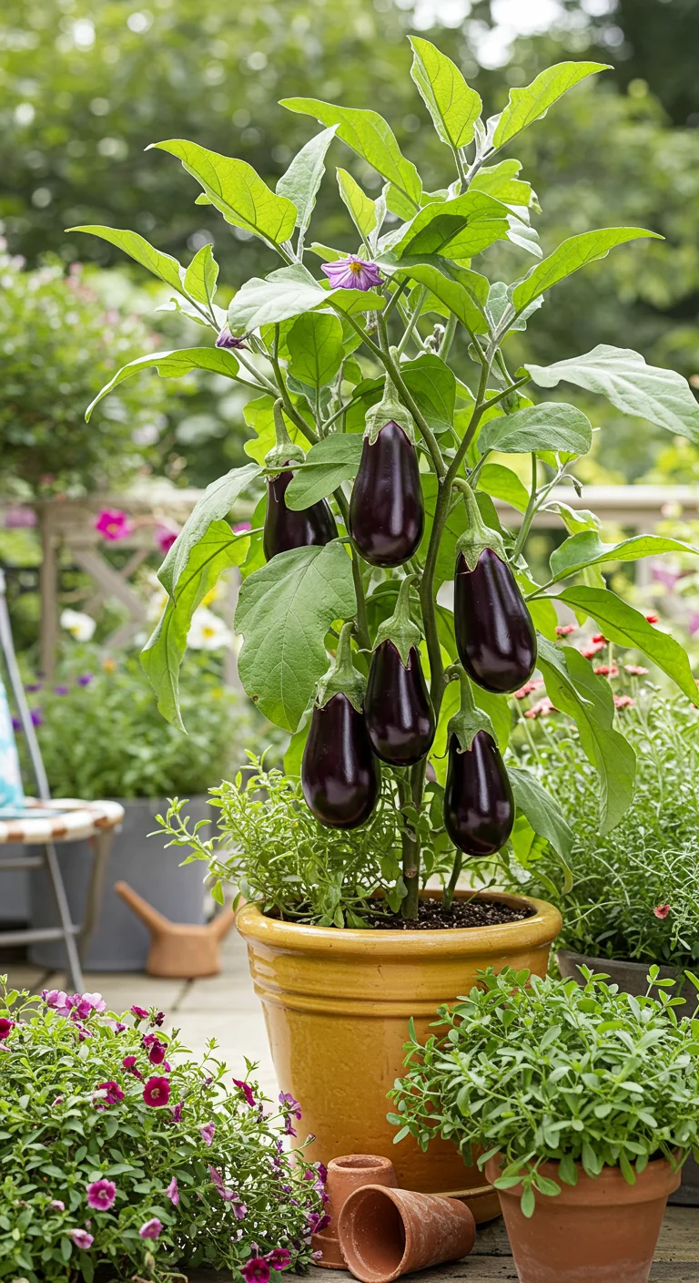 20. Eggplant: Exotic Flavors from Container Gardening