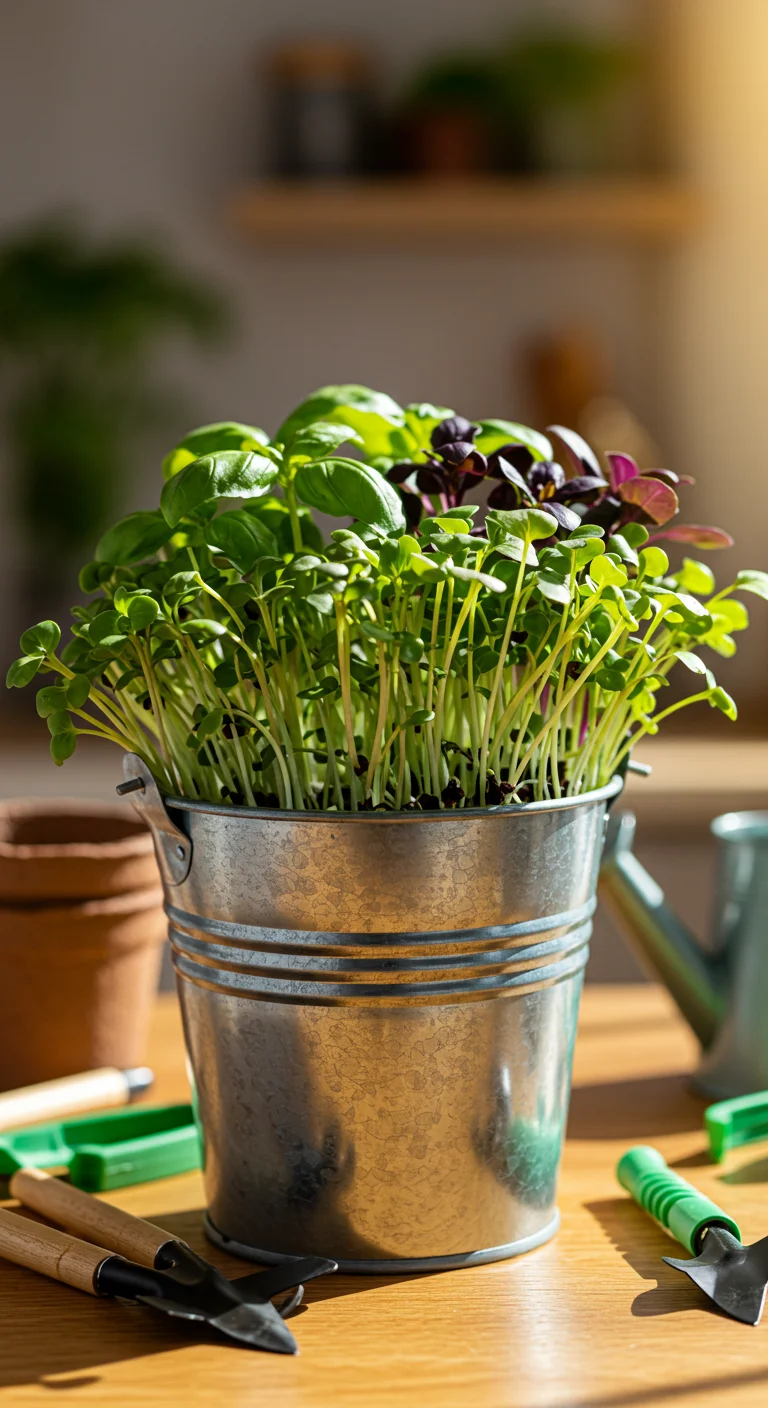 22. Microgreens: Nutrient-Dense Harvests in Tiny Spaces