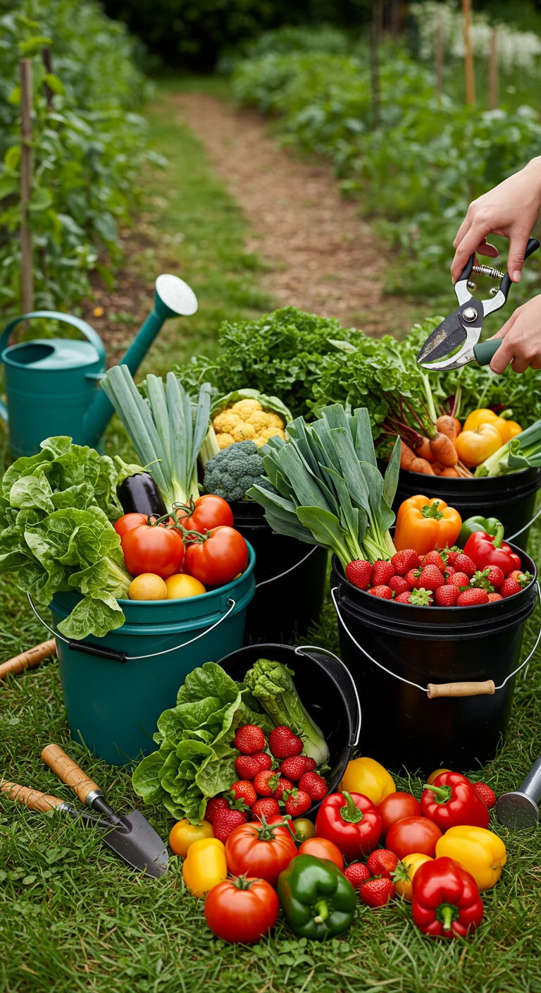 Harvesting Hacks: Tips for Maximizing Your 5 Gallon Bucket Bounty