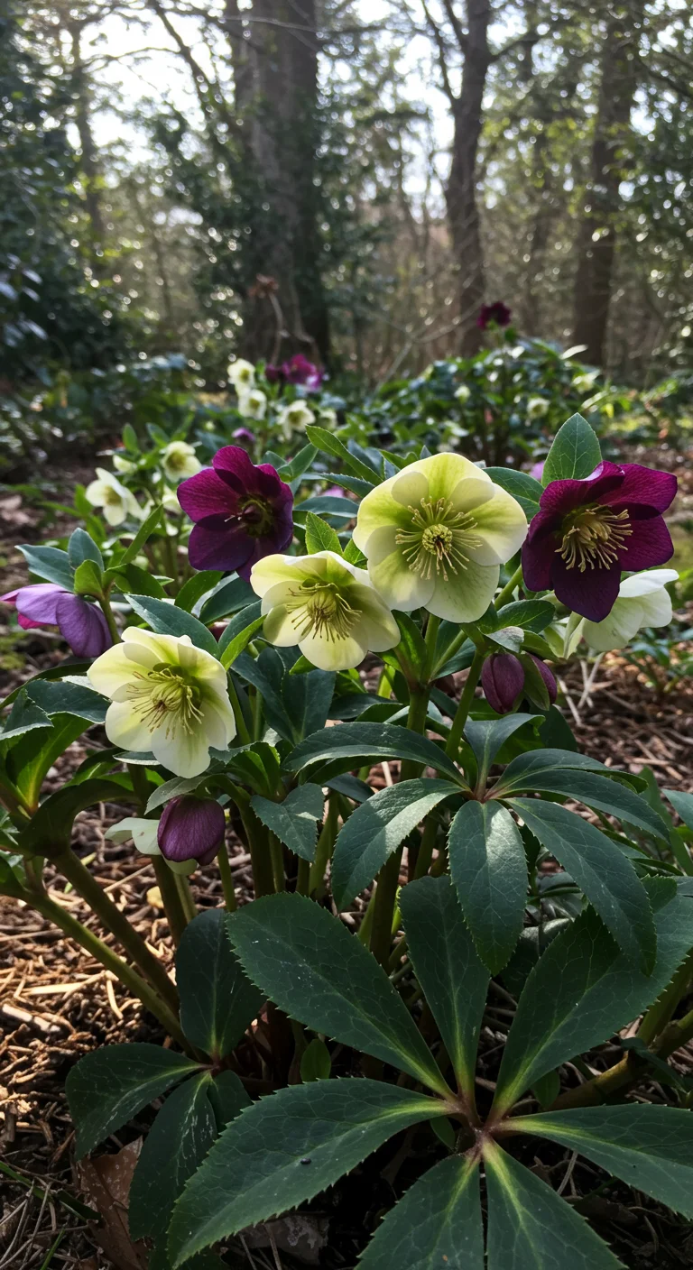 2. Hellebores: The Winter Bloomers Thriving in Tough Conditions