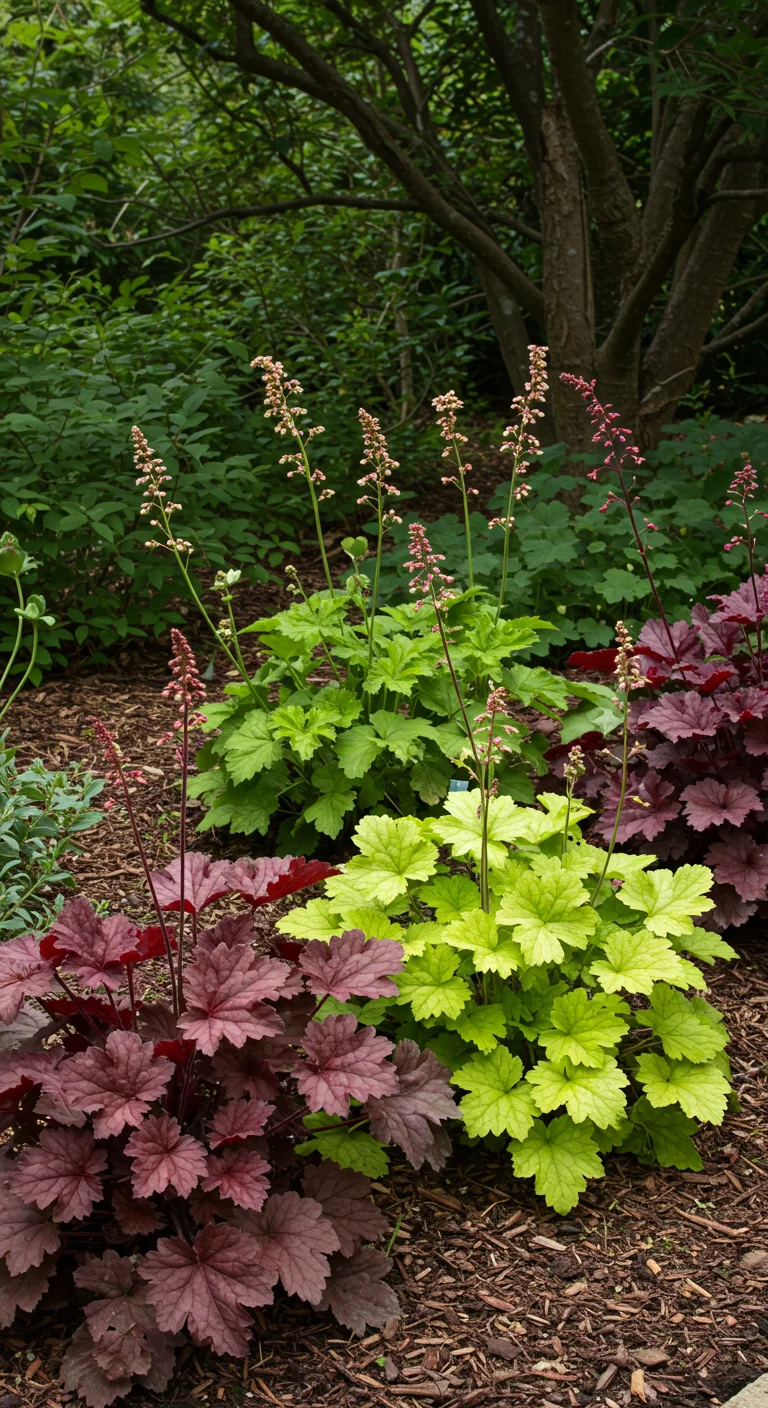 5. Heuchera: Colorful Leaves for Dappled Light and Dry Soil
