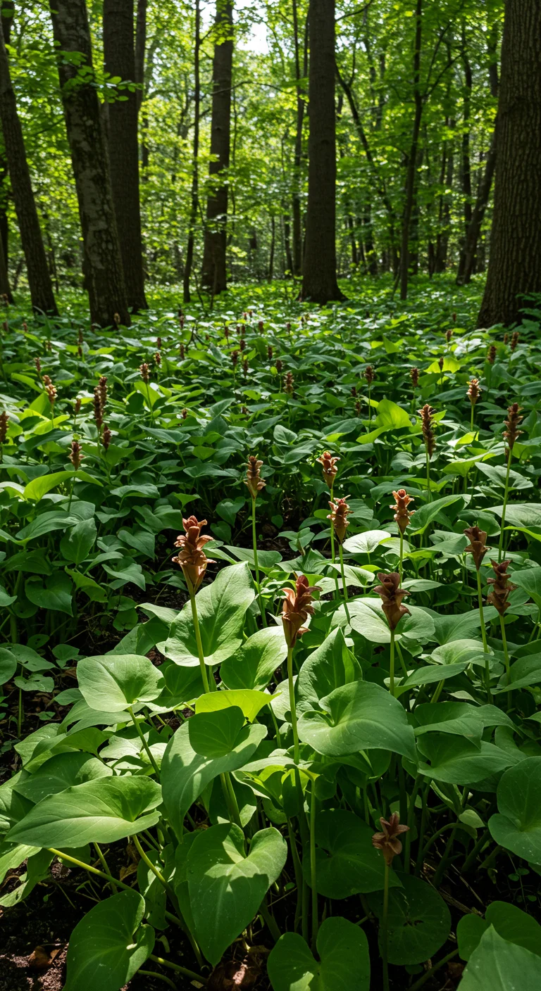 11. Wild Ginger: A Low-maintenance Wonder for Dry Shade
