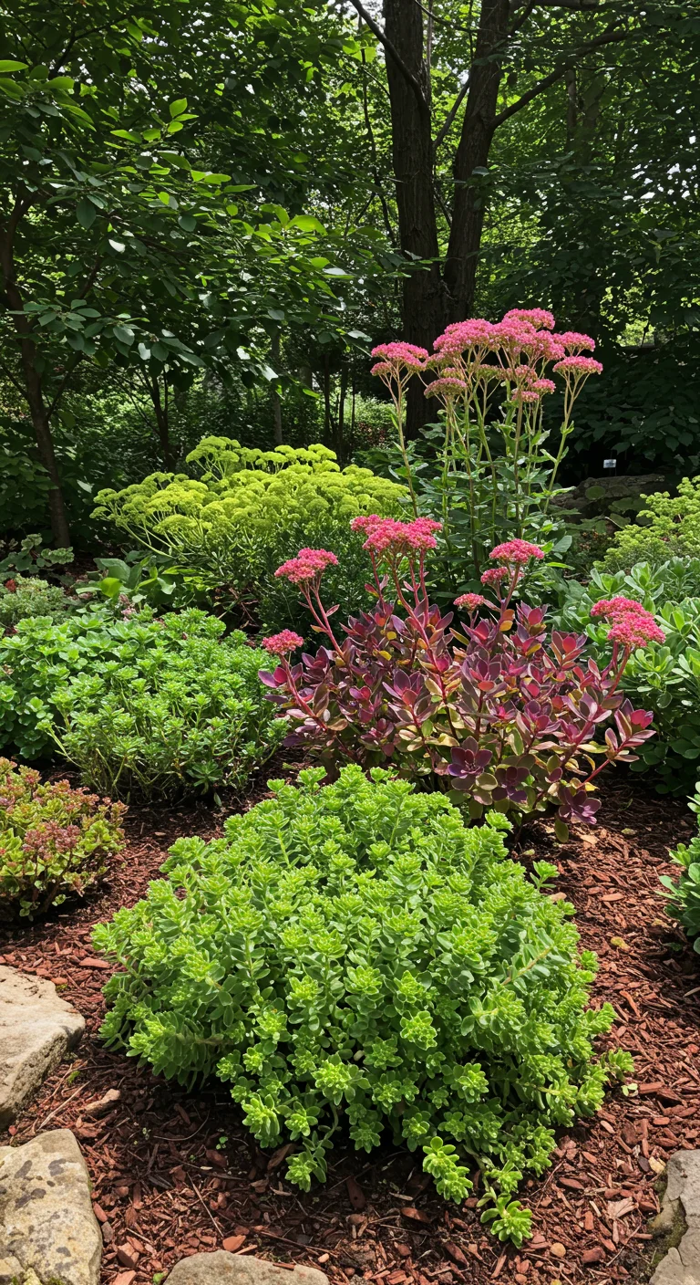15. Sedum: The Succulent Survivor for Shady Spots