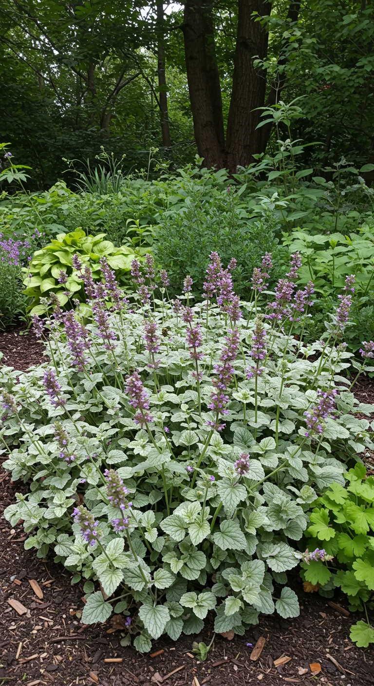 16. Lamium: The Silver-Leafed Stunner for Gloomy Areas