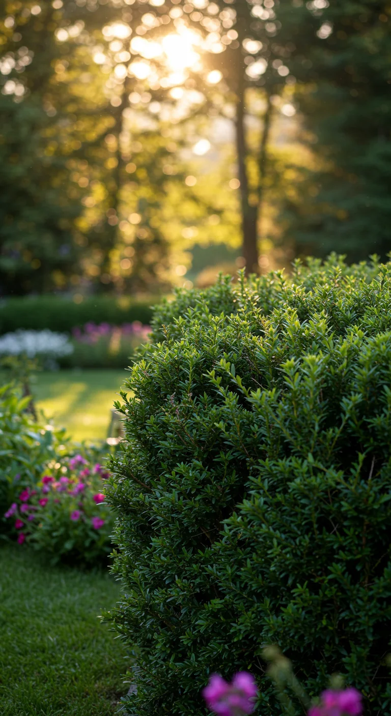 13. Japanese Yew: Dense and Dramatic Privacy