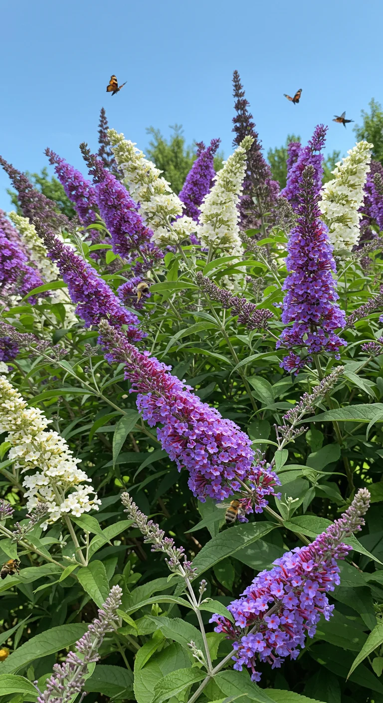 15. Butterfly Bush: A Pollinator-Friendly Privacy Screen