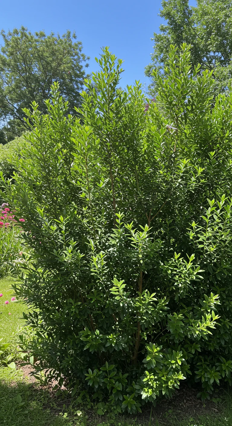 18. Wax Myrtle: Aromatic and Fast-Growing Barrier