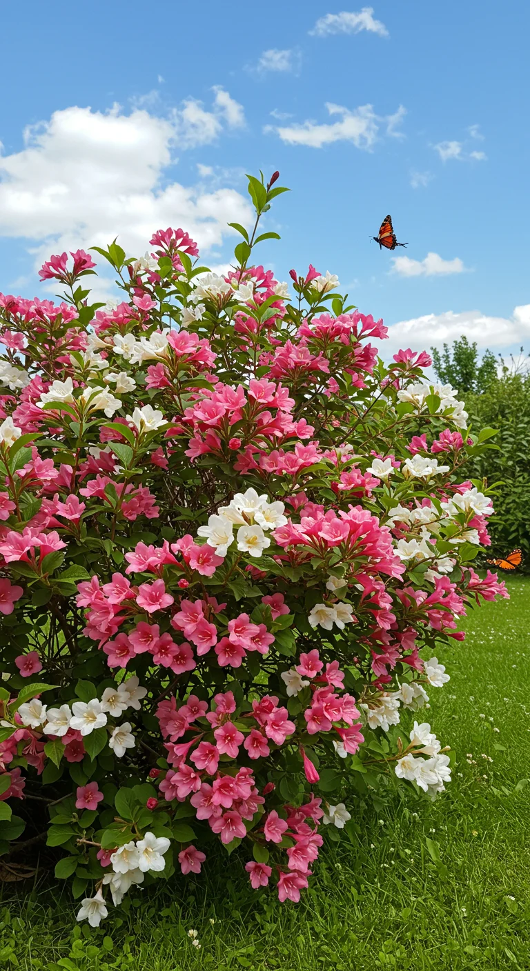 20. Weigela: Gorgeous Flowers and Quick Growth