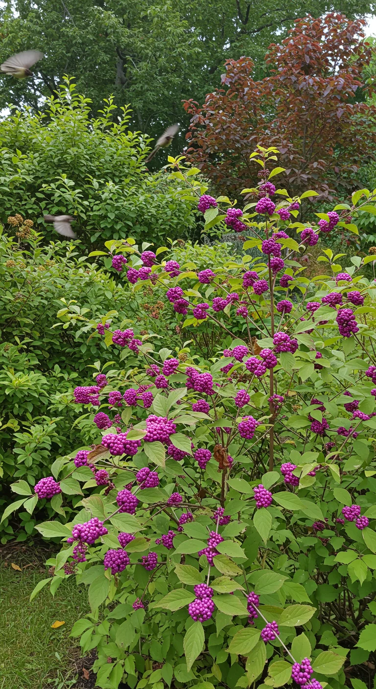30. American Beautyberry: Attractive and Fast-Growing