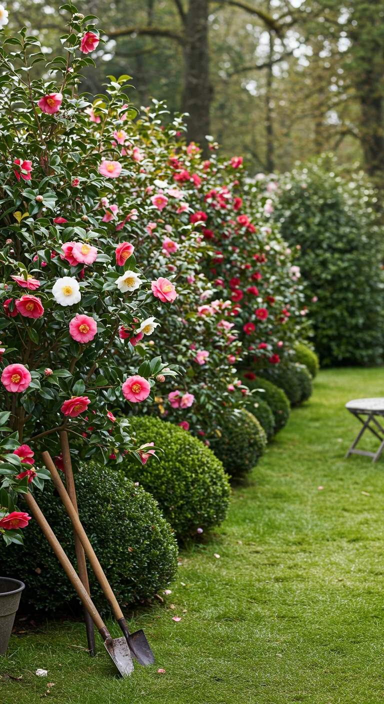 36. Camellia: Elegant Privacy with Year-Round Appeal