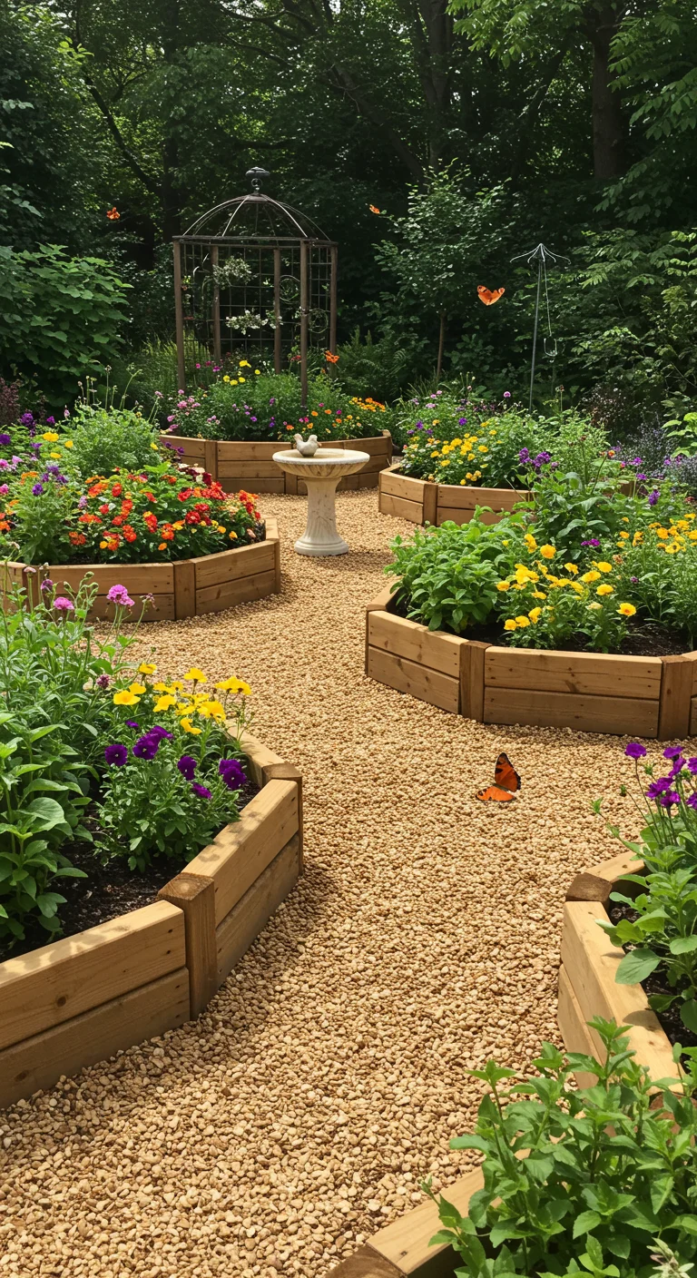 5. Curved Creativity: Circular Raised Bed Designs