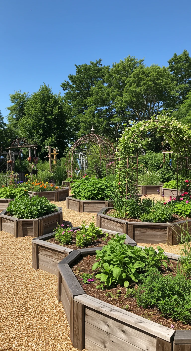 13. Garden Art: Sculptural Raised Bed Designs