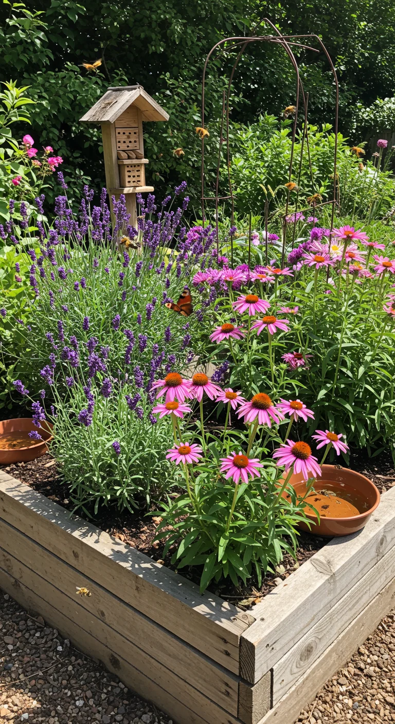 24. Pollinator Paradise: Raised Beds for Bees and Butterflies