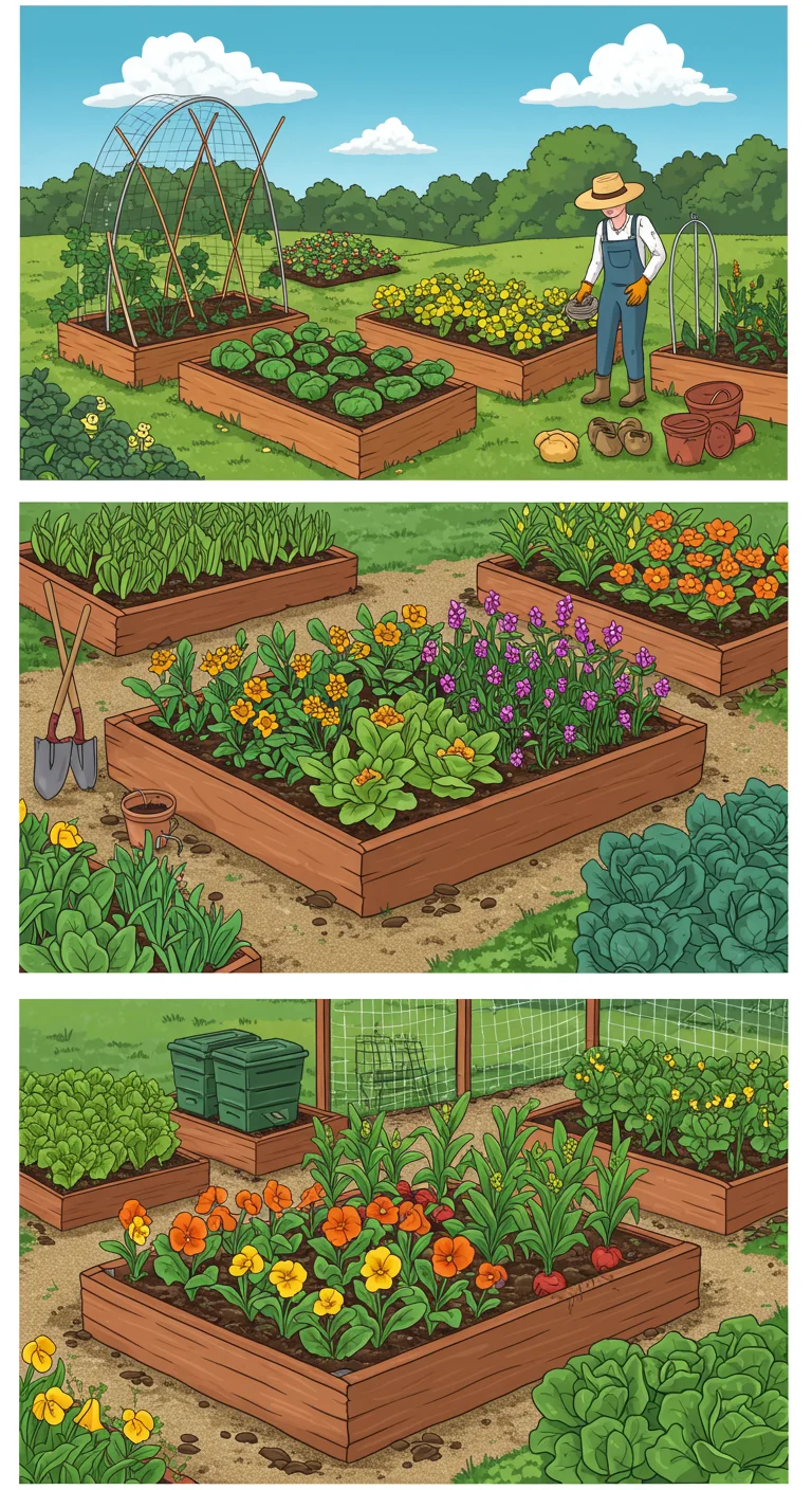 26. Seasonal Splendor: Rotating Crops in Raised Beds