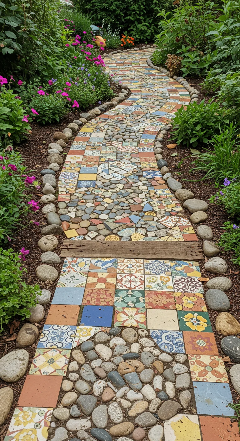 11. Recycled Treasures: Upcycling for Unique Paths