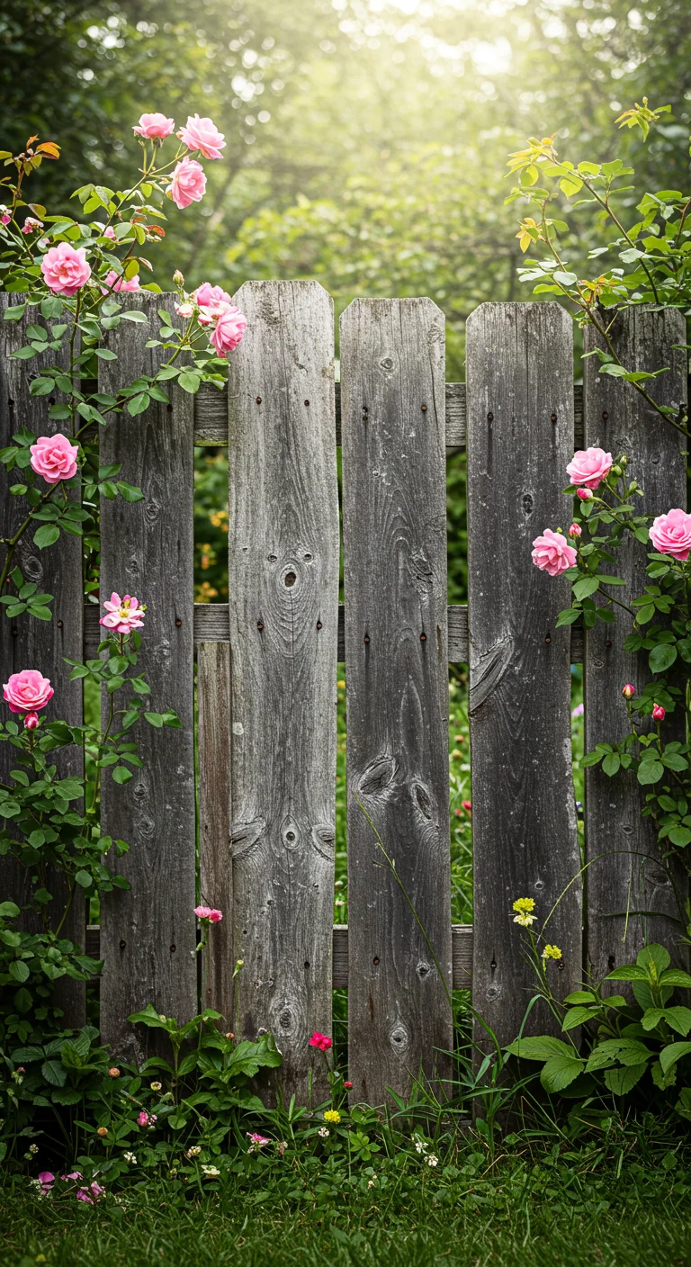 2. Weathered Wood: Fences that Tell a Story