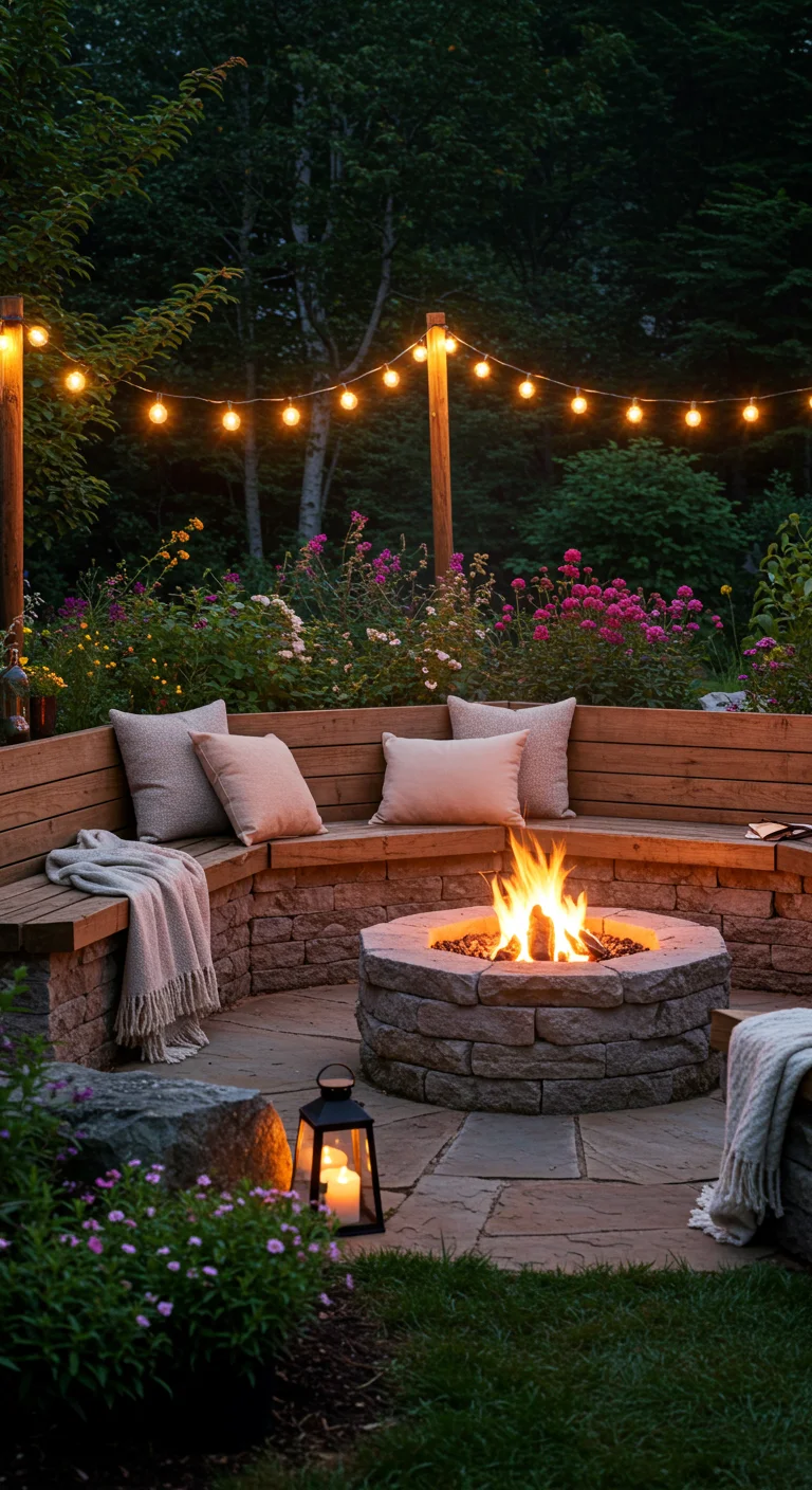 12. Cozy Fire Pits: Gathering Around Nature’s Warmth