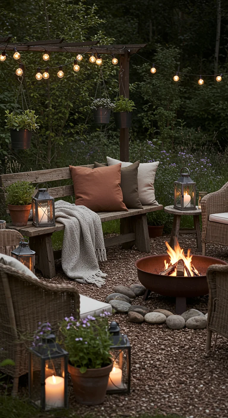 18. Cozy Seating Areas: Creating Outdoor Retreats